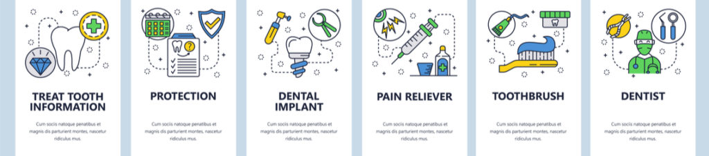 Examples of dental webpages